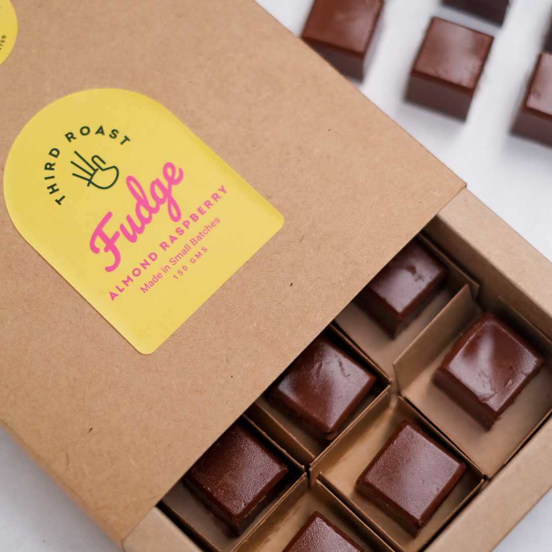 Almond Raspberry Fudge