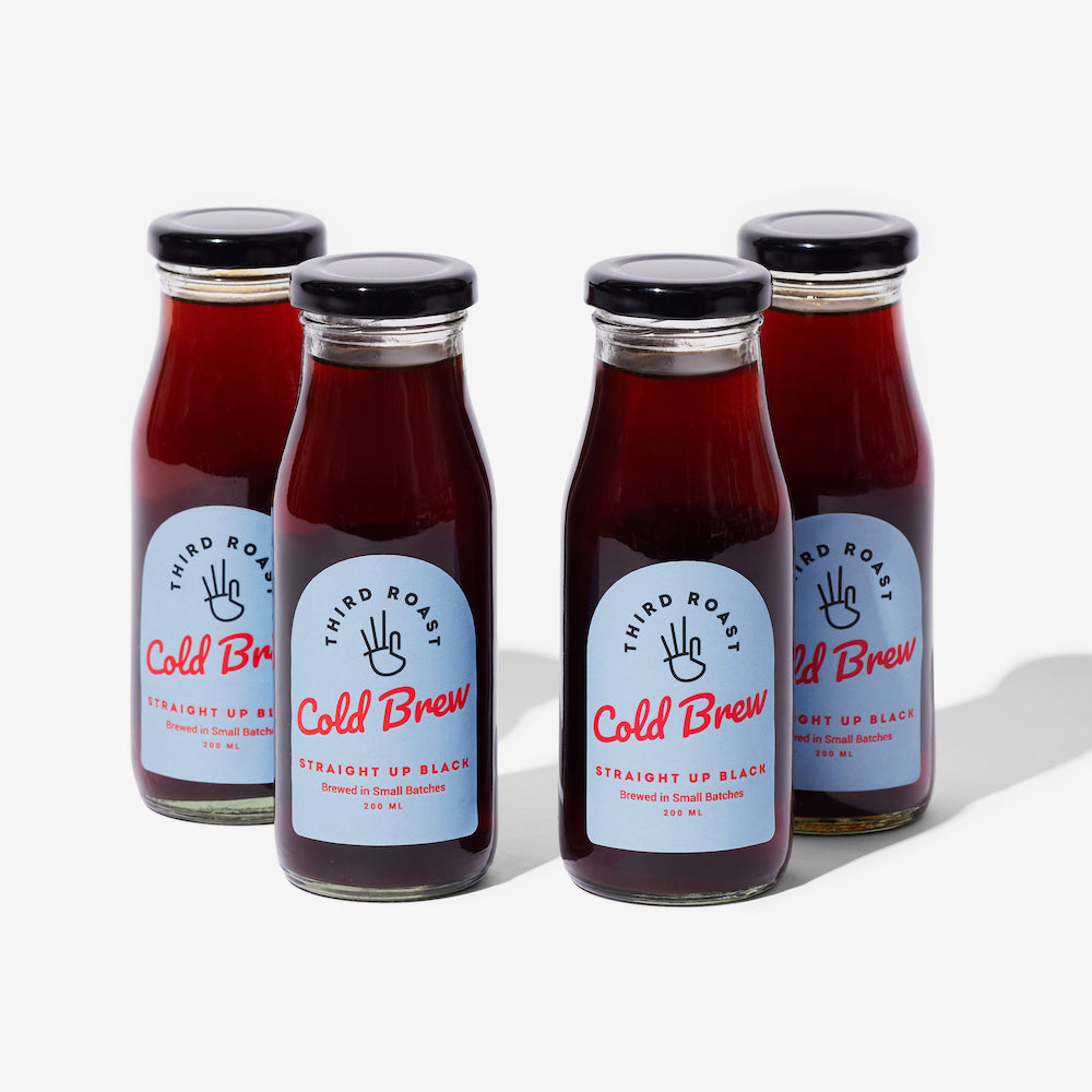 Straight Up Black Cold Brew Coffee