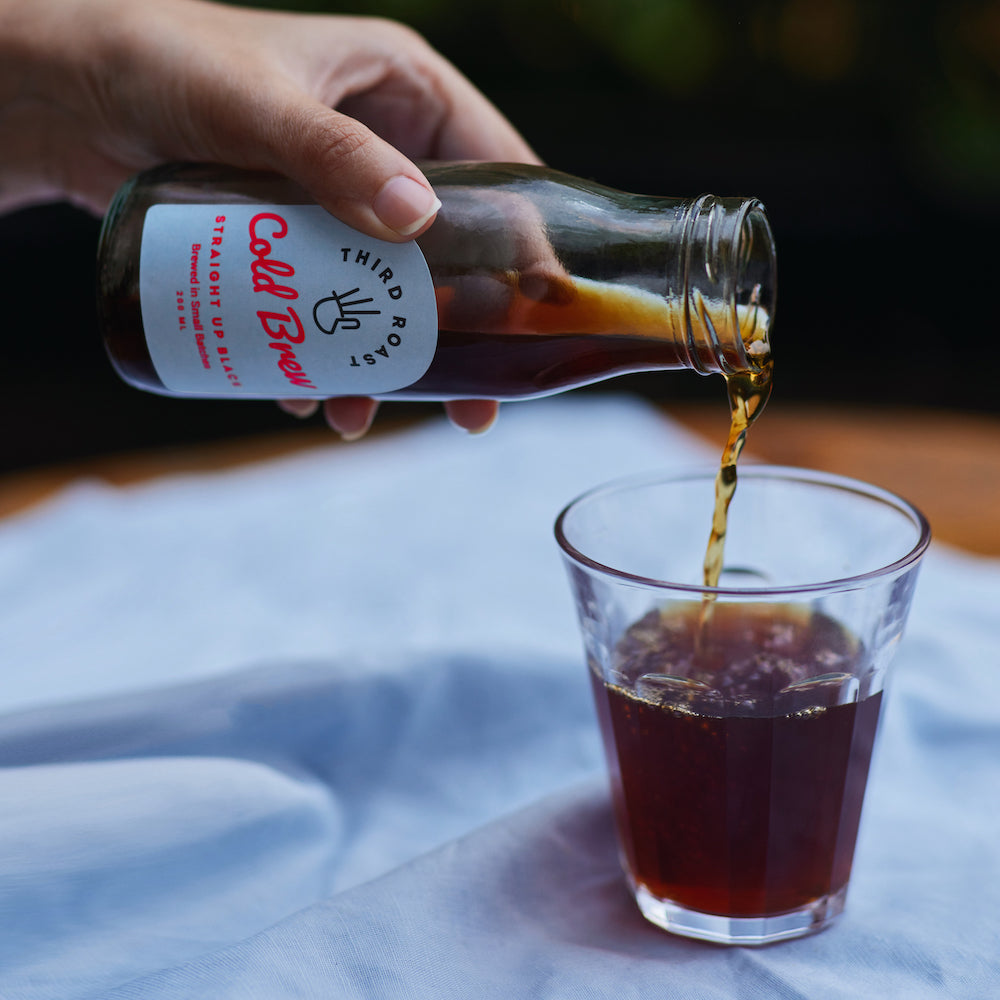 Straight Up Black Cold Brew Coffee